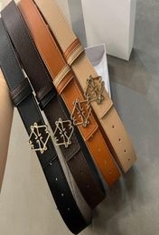 Luxury designer belts gold silver pin buckle belt for men and women designers classic solid color belt 4 colors width 38 cm size 1527097