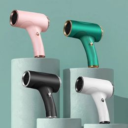 Wireless Portable Hair Dryer Home Travel Quick Dry Handy Hairdryer 2600mah USB Rechargeable Powerful 2 Gears Electric Hair Dryer 240429