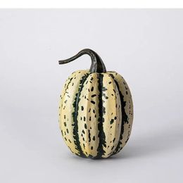 Creative Pumpkin Resin Craft Decoration Desktop Decoration Modern Craft Abstract Pumpkin Statue Room Aesthetic Decoration 240428