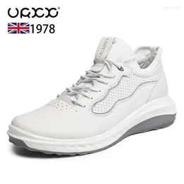 Casual Shoes Men Genuine Leather Lace-Up Sports Outdoor Wear-Resistant Vulcanized High-Quality