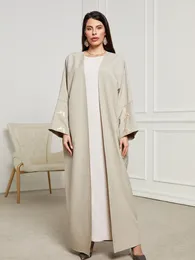 Ethnic Clothing 2024 Summer Butterfly Embroidered Abaya Kimono Dubai Luxury Muslim Kaftan Dress Damen Caftan Abayas For Women