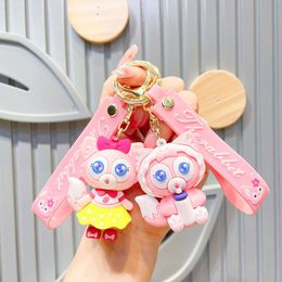 Cute Lina Fox Keychain Pendant Bookbag Pendant Creative Anime Bookbag Doll Keychain