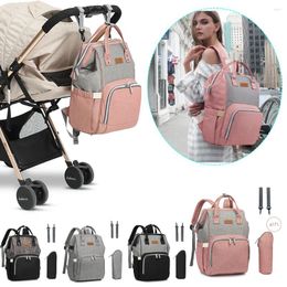 Backpack Diaper Bag Mummy Maternity Nappy Travel Bags For Baby Care With Independent Insulation