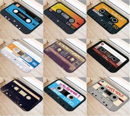 Retro Music Nonslip Mat Can Diy Custom Made Picture LOGO Home Kitchen Bathroom Carpet Clean Room Rug Doormat E06633120808