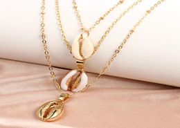 Vsco Puka Shell Necklaces for Vsco Girl Natural Shells Hawaiian Style Casual Hand Ornament Beach Seashell Pendant Necklaces Christ1531896