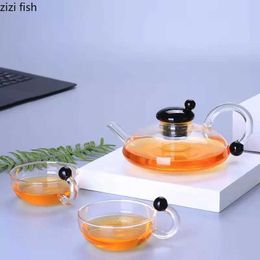 Teaware Sets Transparent Glass Teapot Teacup Kung Fu Tea Set Afternoon Tea Set Tea Kettle Glass Cup Tea Utensils Tea Making Tools Teaware Set