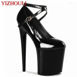 Dress Shoes Spring/summer Designer Shoe 20cm Super High Heels Nightclub Women's Pumps 8 Inch Stage Big Yards Single