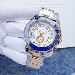 Watch watches AAA Laojia 904 yacht classic luminous mechanical watch business refined steel rubber mens automatic mechanical watch