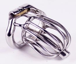 Stealth Lock Cage Stainless Steel Device Sex Toys For Men Penis Lock Cock RingT1908161836178
