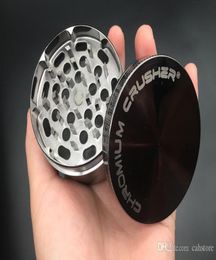 whole grinder 25inch 4Layer CHROMIUM CRUSHER grinder diamond herb tobacco grinder Metal zicn Alloy smoking dry herb Grinders4380151