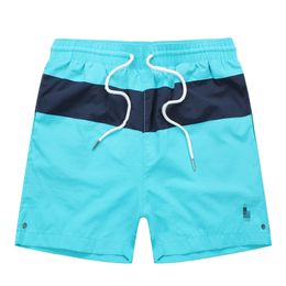 Polo men's luxury brand shorts, swimming shorts, summer new polo men's quick drying sports trend, solid color retro embroidered loose beach pants