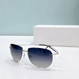 Pilot Wrap Sunglasses Silver Grey Gradient Men Women Summer Eyewear Glasses Sunnies Gafas de sol Shades UV400 Protection Eyewear