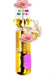 Bead rotation design AV Toys vibrating Massager Butterfly Shaper Sex magic wand Vibrator USB rechargeable8842101