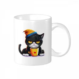 Mugs AnimalPersonalized MugCat Custom Text Po Name Gift Coffee Funny Day Ceramic