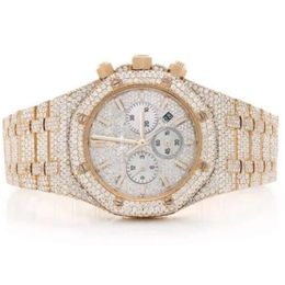 Designer Watch Premium Iced Out Moissanite Watch Colourless Diamond Watch For Men Best Quality Wholesale Price