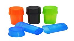 10pclot Plastic Herb Grinders Crusher Herbal Mill Grinder Durable Storage Can Random Color9171745