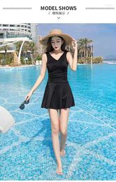 Women's Swimwear Stylish Beach Bikini Sexy Black One-piece Swimsuit