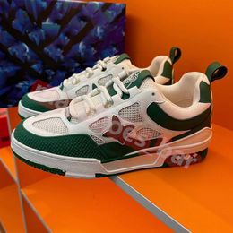 2024 custom fashion classic Luxury mens women running shoes lovers White trainer designer sneakers printing low-top green red black white Breathable 36-45 M51