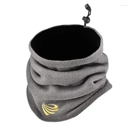 Bandanas Neck Gaiter Men's Winter Velvet Thickened Cycling Outdoor Woollen Knitted Scarf Women's Korean Style Trendy