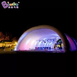 Custom made 10mWx6mDx5mH (33x20x16.5ft) giant inflatable stage cover tent for wedding party durable canopy for event marquee toy sports