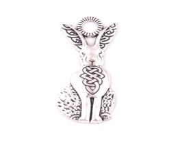 Fashion Antique Silver Viking Nordic Style Hare Pendant Sacred Rabbit Animal Talisman Jewellery Accesspories53373566982602