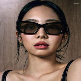 Arrival 2021 Futuristic Sunglasses Women Skinny Rectangle Fashion Jennie A236 Festival Feminino13183778