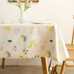 Table Cloth B106tablecloth Waterproof Oil-proof No-wash Ins Internet Celebrity Desk Dining Tablecloth Coffee Mat Rectangular