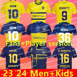 CAVANI Boca Juniors Soccer Jerseys 2023 2024 2025 MARADONA BENEDETTO MARCOS ROJO CARLITOS DE ROSSI TEVEZ SAIO BARCO JANSON MEDINA 20 21 22 23 24 25