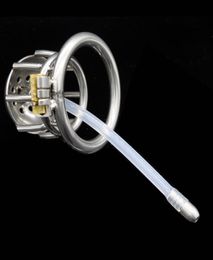 Hot Selling Metal Cock Cage Device for Man Male Belt Stainless steel Penis Urethral Sounds With Spike Ring Metal Cock Bdsm Sex toys3394814