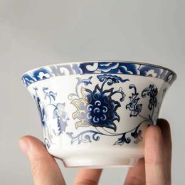 Teaware Sets Jingdezhen Blue and White Porcelain Teacup Chinese Sancai Gaiwan Set Ceramic Tea Making Tureen with Lid Bowl Puer Cups Teaware