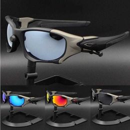 Designer OAK Outdoor cool cycling sunglasses Outdoor running driving fishing sports sunglasses men and women the same metal polarizer