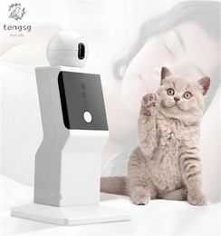 Electric Laser Cat Toy Robot Teasing Cats Toys Automatic for Kitten Play Game Pet Quiet Random Mode Wave Point Funny Crazy Toys 201145245
