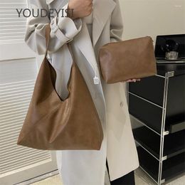 Shoulder Bags YOUDEYISI Bag Set For Women Soft PU Leather Big Capacity Shopping Tote 2024 Winter Designer Luxury Handbags