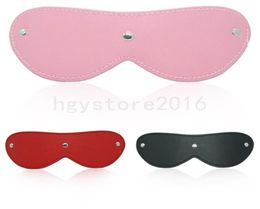 Bondage PU Leather Eye Mask soft Set Blindfold flirting Game Kinky Tool Restraint patch R561487161