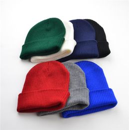 Man Winter Hats For Women Beanie Cap Unisex Cuffed Plain Skull Beanie Toboggan Knit Hat Very Soft9626163