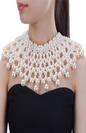 10 Colors Chunky Statement Necklace For Women Necklace Bib Collar Choker Handmade Beaded Necklace Jewelry For Wedding Party7922313