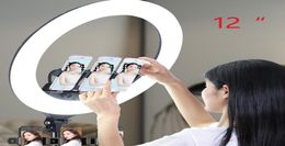 12 inch LED Ring Light Tiktok Variable Colour temperature Ring Lamp for Makeup Pography Video selfie6673188