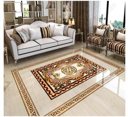 3D PVC Flooring Waterproof Selfadhesive 3D wallpaper customized floor painting wall paper Wall Sticker European parquet floor til8000257