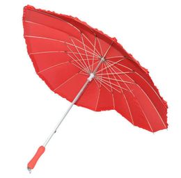 Lace Gift Umbrella Creative Love Ladies Pography Long Handle Heartshaped Festive Wedding H10158376124