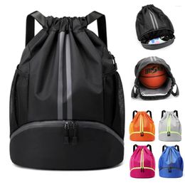 Backpack Waterproof Gym Bag For Men Sports Man Drawstring Basketball Outdoor Women Fitness Travel Sport