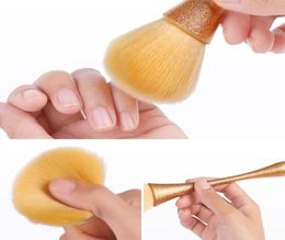 1PC Plastic Nail Cleaning Brush Remove Dust Cleaner for Acrylic UV Gel Nails Art Manicure Care Accessories1962876