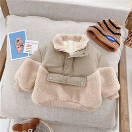 Kids Infant Girls Boys Coat Winter Warm Jacket Casual Thick Coat For Boy Fall Autumn Clothes Outerwear Baby Christmas Overcoat 240423