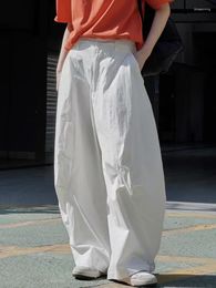 Women's Pants 2024 Summer Women Vintage Curved Wide Leg Baggy Ladies Streetwear Korean Fashion High Waist Loose Trousers