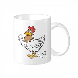 Mugs ChickenPersonalized MugAnimal Custom Text Po Name Gift Coffee Funny Day Ceramic