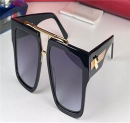 fashion men sunglasses 1009 sports car shape design square frame animal decoration temples versatile style uv400 protective glasse1634335