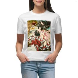 Women's Polos Darling In The Franxx T-shirt Summer Top Short Sleeve Tee Women