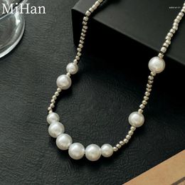 Chains MiHan Modern Jewelry Elegant Temperament Simulated Pearl Necklace For Women Wedding Gifts Delicate Design Accessories