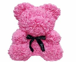 Whole Big Custom Teddy Rose Bear with Box Luxurious 3D Bear of Roses Flower Christmas Gift Valentines Day Gift 491 R29868604