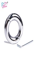 Sweet Dream 283033394550mm Stainless Steel Penis Rings Cock Rings Scrotum Pendant Sex Toys for Men Sex Products BLM105 Y18922330572