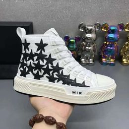 2024 Top Stars Court Sneakers Amira Ma Hi Sneaker Designer Men Skel Low Luxury Leather Canvas Shoes High Size 39-46 Amirir Shoe 215